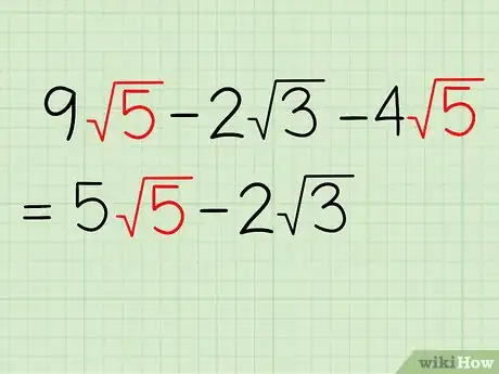 Imagen titulada Add and Subtract Square Roots Step 7