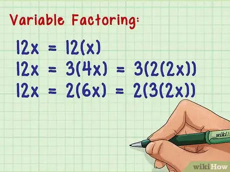 Imagen titulada Factor Algebraic Equations Step 2