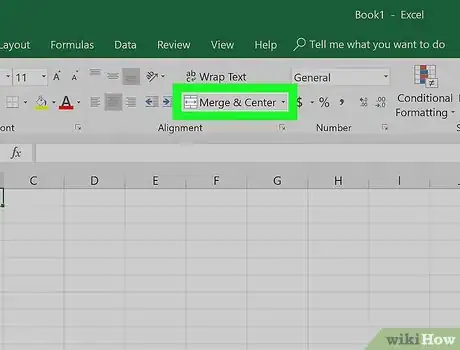 Imagen titulada Unmerge Cells in Excel Step 4