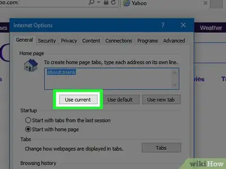 Imagen titulada Make Yahoo! Your Internet Explorer Home Page Step 5