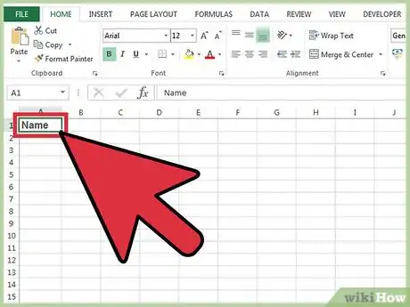 Imagen titulada Calculate Age on Excel Step 1