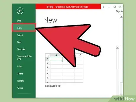 Imagen titulada Create a Calendar in Microsoft Excel Step 1