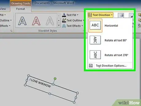 Imagen titulada Change the Orientation of Text in Microsoft Word Step 12