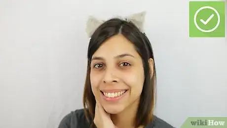 Imagen titulada Make Cat Ears Step 12