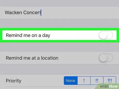 Imagen titulada Set a Reminder on an iPhone Step 6