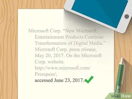 Imagen titulada Cite a Press Release Step 15