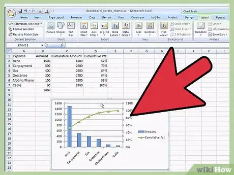 Imagen titulada Create a Pareto Chart in MS Excel 2010 Step 13