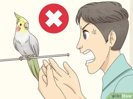 Imagen titulada Stop Your Cockatiel from Biting Step 4