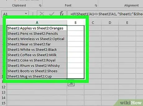 Imagen titulada Compare Data in Excel Step 18