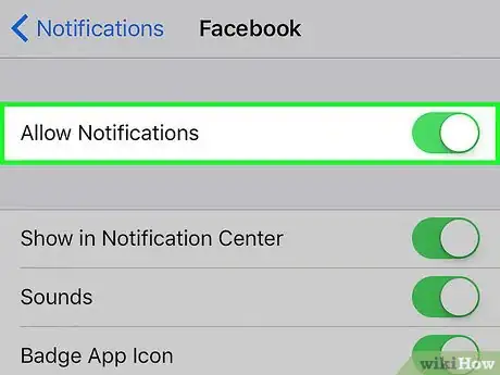 Imagen titulada Access the Notification Center on an iPhone Step 9