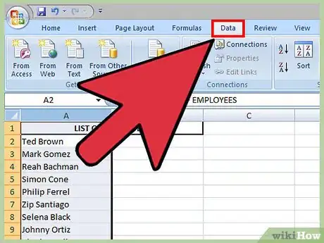 Imagen titulada Sort Microsoft Excel Columns Alphabetically Step 3