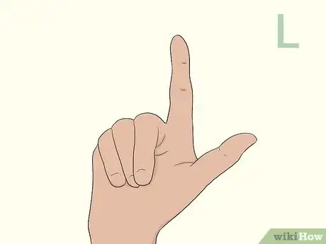 Imagen titulada Fingerspell the Alphabet in American Sign Language Step 12