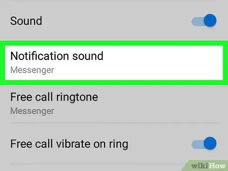 Imagen titulada Change the Notification Sound on Facebook Messenger on Android Step 6