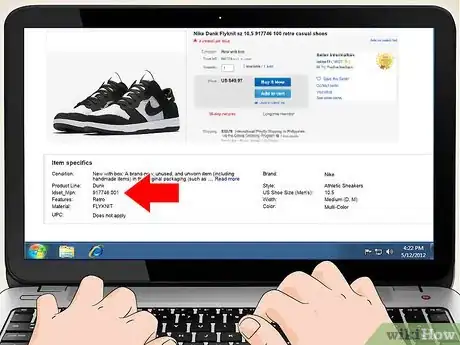 Imagen titulada Find Model Numbers on Nike Shoes Step 8