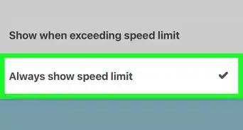 mostrar los límites de velocidad en Google Maps en un iPhone