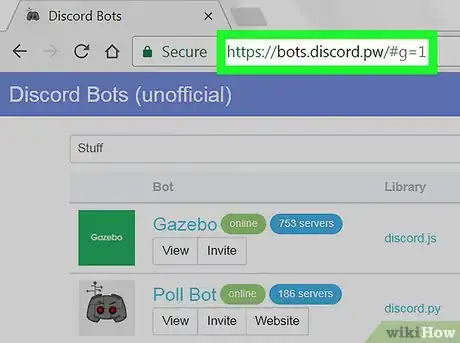 Imagen titulada Add a Bot to a Discord Channel on a PC or Mac Step 1