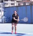 hacer el servicio en el tenis (hacer el saque)