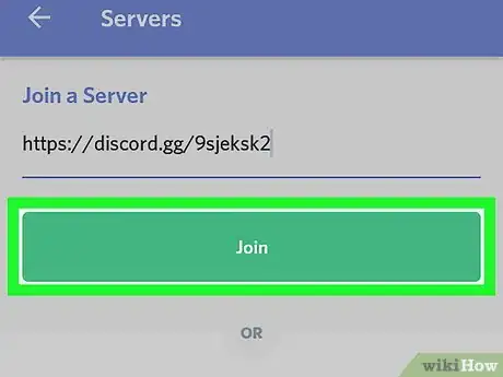 Imagen titulada Join a Discord Server on Android Step 5