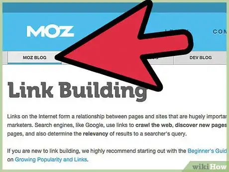 Imagen titulada Start Link Building for Your Website Step 2