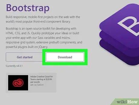 Imagen titulada Install Bootstrap Step 2