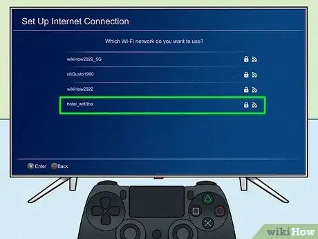 Imagen titulada Connect a PS4 to Hotel WiFi Step 5