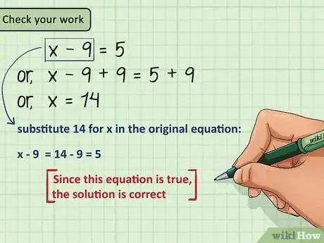 Imagen titulada Solve One Step Equations Step 4