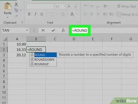 Imagen titulada Round in Excel Step 7