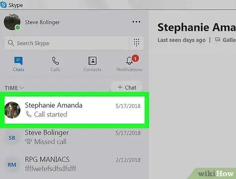 Imagen titulada Delete Conversations on Skype on a PC or Mac Step 3