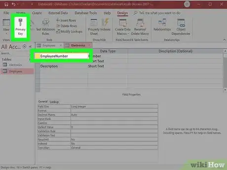 Imagen titulada Make a Database Using MS Access Step 23