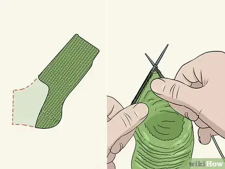 Imagen titulada Knit Socks Step 27