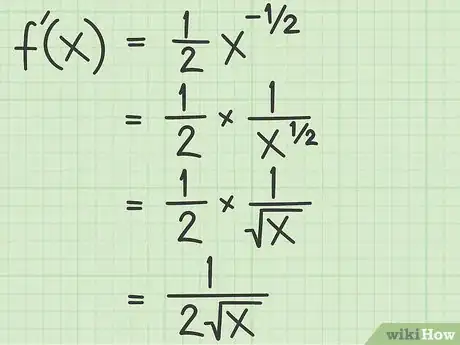 Imagen titulada Differentiate the Square Root of X Step 4