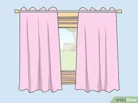 Imagen titulada Hang Curtains over Vertical Blinds Step 9