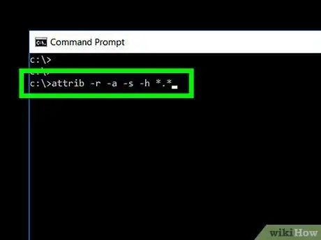 Imagen titulada Locate Viruses Using the Attrib Command Step 7