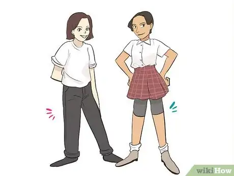 Imagen titulada Add a Tomboy Touch to a School Uniform Step 2