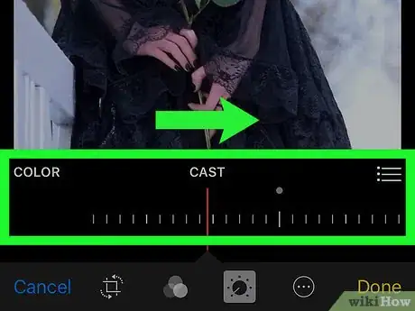Imagen titulada Adjust the Color Cast of a Photo Using the iPhone Photos App Step 8