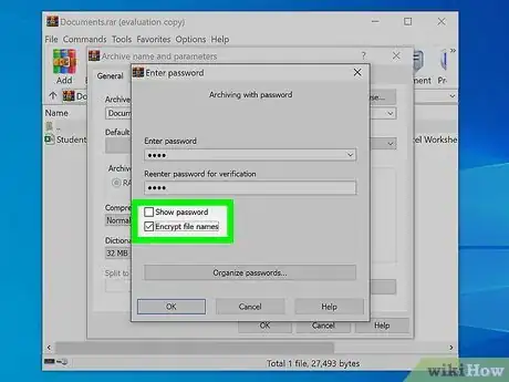 Imagen titulada Add a Password to a RAR File Step 6