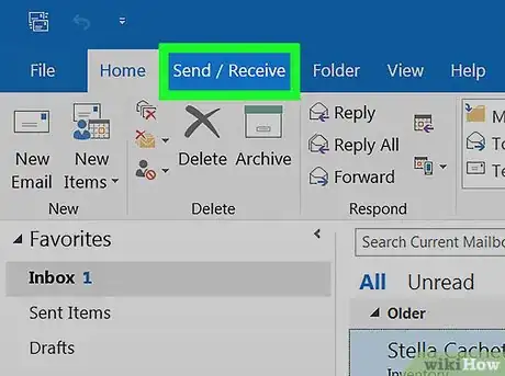 Imagen titulada Disable “Work Offline” in Outlook Step 3