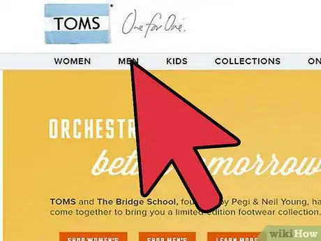 Imagen titulada Buy TOMS Shoes Online Step 2