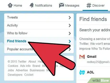 Imagen titulada Find Friends on Twitter Step 15
