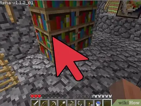 Imagen titulada Make a Bookshelf in Minecraft Step 8