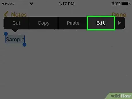 Imagen titulada Bold the Text on an iPhone Step 11