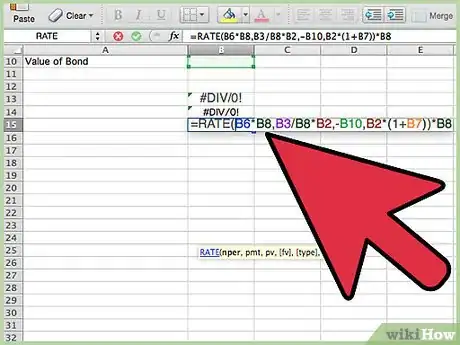 Imagen titulada Calculate Bond Value in Excel Step 5Bullet3