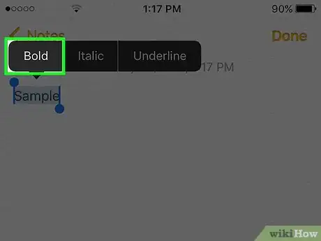 Imagen titulada Bold the Text on an iPhone Step 12