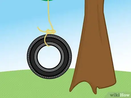 Imagen titulada Make a Tire Swing Step 9