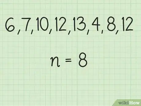 Imagen titulada Calculate Mean Deviation About Mean (for Ungrouped Data) Step 1