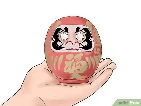 Imagen titulada Use a Daruma Good Luck Doll Step 1