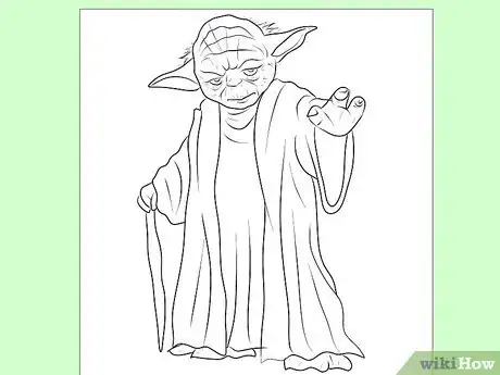 Imagen titulada Draw Yoda from Star Wars Step 6