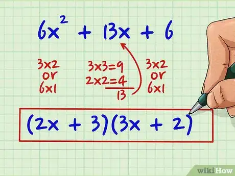 Imagen titulada Factor Second Degree Polynomials (Quadratic Equations) Step 2