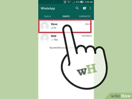 Imagen titulada Tell if Someone Is Online on WhatsApp Step 3