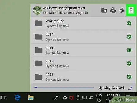 Imagen titulada Stop a Google Drive Sync on PC or Mac Step 3